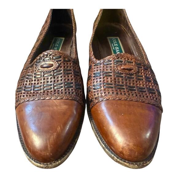 Vintage Cole Haan Leather Flat Women size 8.5 AA narrow - Picture 3 of 6
